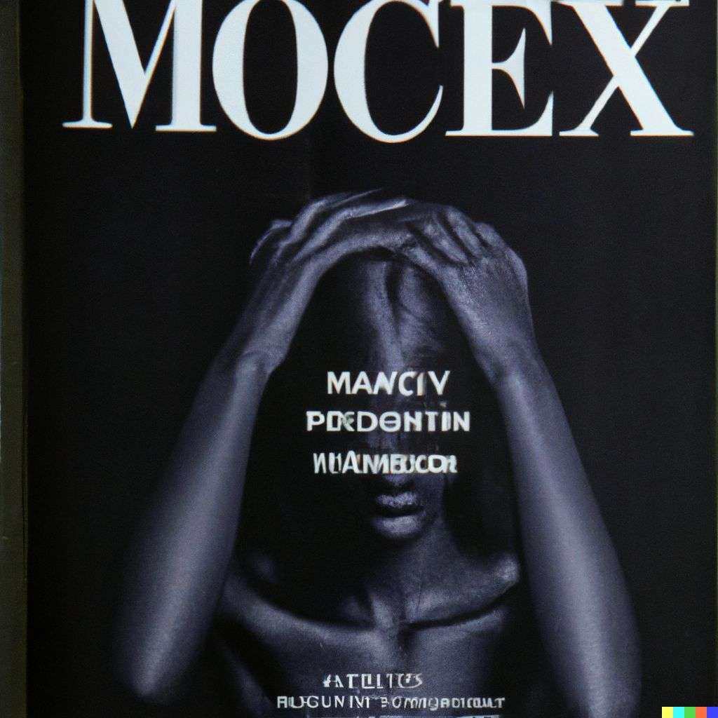 a representation of anxiety, front cover of Vogue, 2000